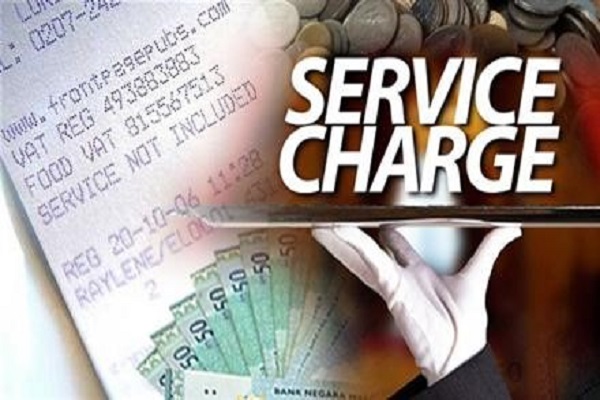 Service charge là khoản phí 5% được tính thêm khi khách sử dụng dịch vụ tại NHKS 