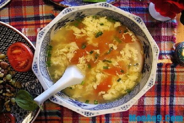 Cách thực hiện Canh trứng đậu phụ cà chua