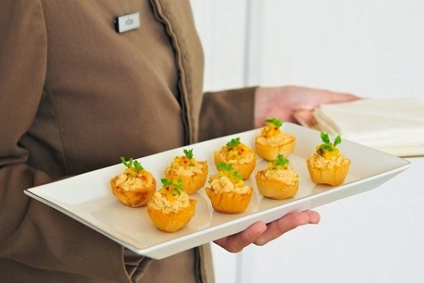 nguyên tắc phục vụ canapes