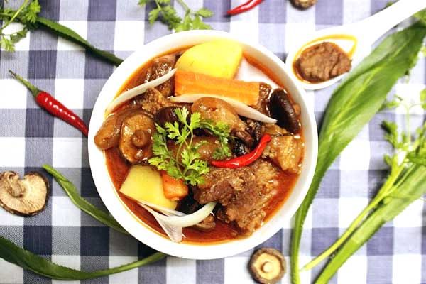 gân bò kho đậm đà ngon miệng