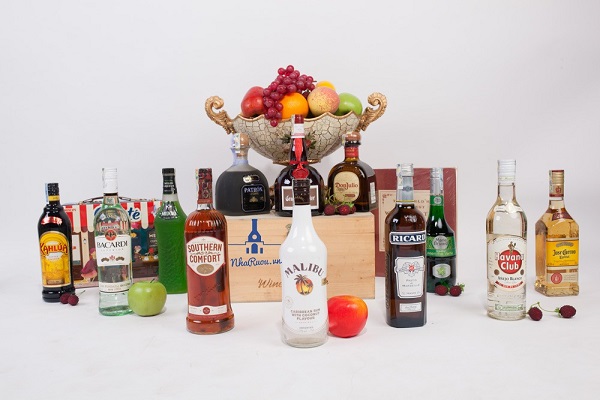 hình ảnh một số loại rượu rum