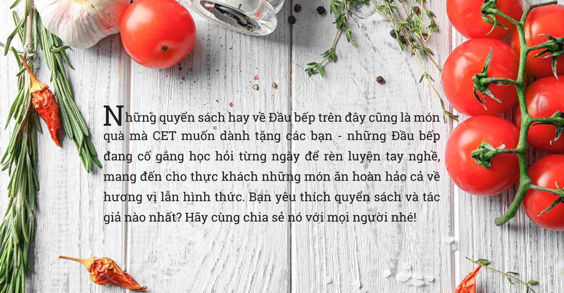 Những quyển sách hay về đầu bếp