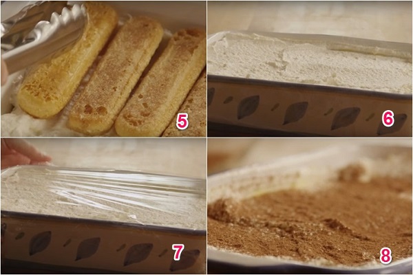 thành phẩm món bánh tiramisu socola