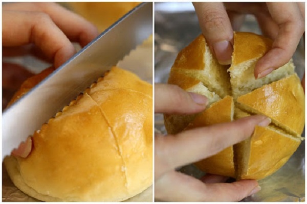 cắt mặt bánh mì