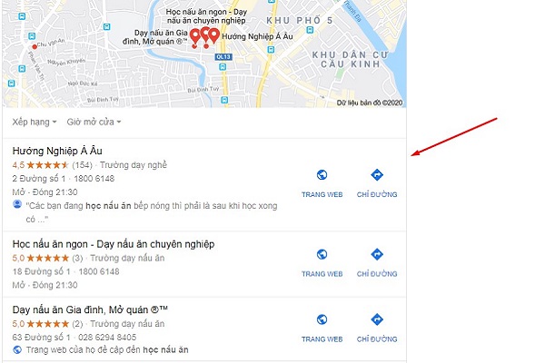 seo google map lên top