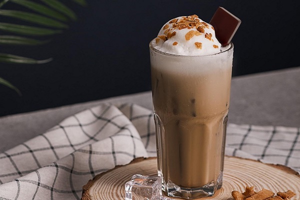 cách làm cappuccino dừa đá xay