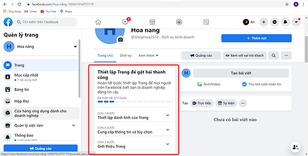 điền đầy đủ thông tin doanh nghiệp