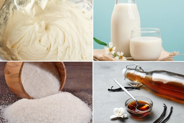 Những nguyên liệu cần có khi làm panna cotta