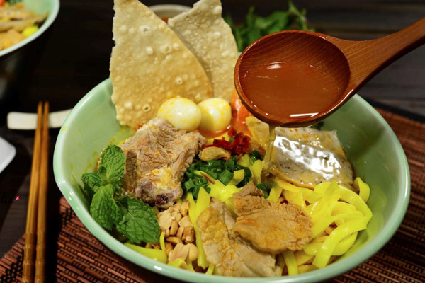 công thức nấu mì quảng