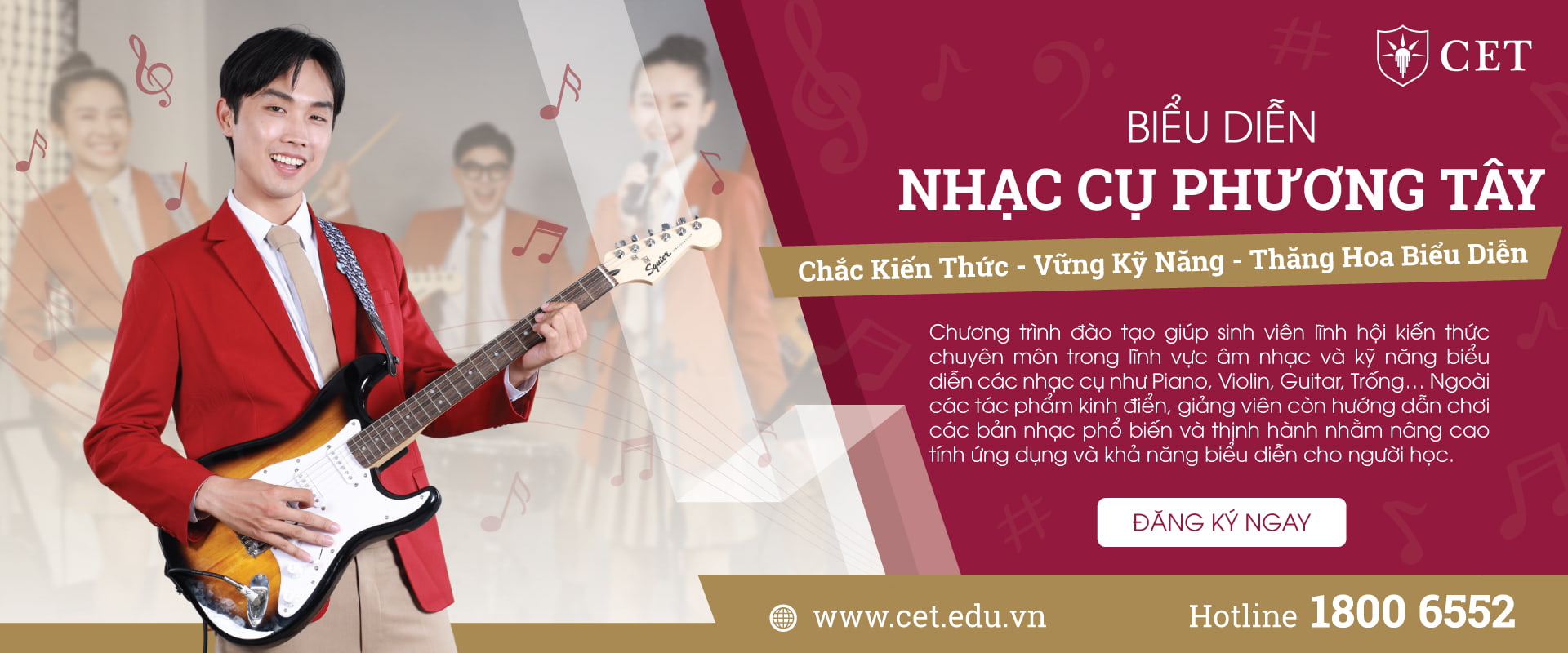 học nhạc cụ phương tây