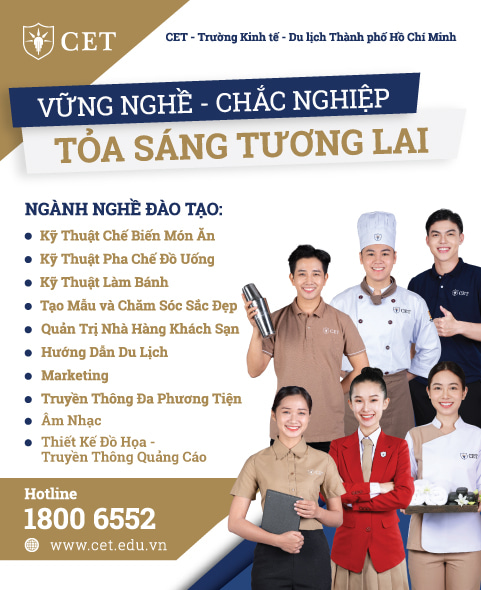 ngành đào tạo tại trường cet