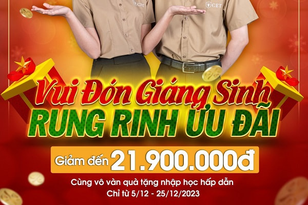 chương trình khuyến mãi khủng từ cet